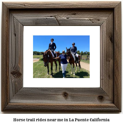 horse trail rides near me in La Puente, California